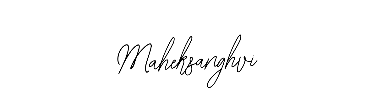 Bearetta-2O07w is a professional signature style that is perfect for those who want to add a touch of class to their signature. It is also a great choice for those who want to make their signature more unique. Get Maheksanghvi name to fancy signature for free. Maheksanghvi signature style 12 images and pictures png