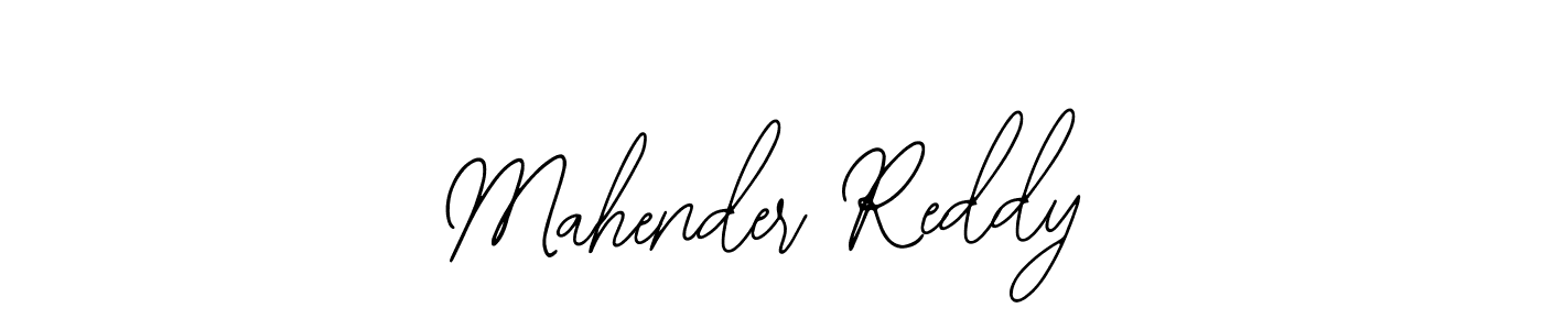 How to make Mahender Reddy name signature. Use Bearetta-2O07w style for creating short signs online. This is the latest handwritten sign. Mahender Reddy signature style 12 images and pictures png