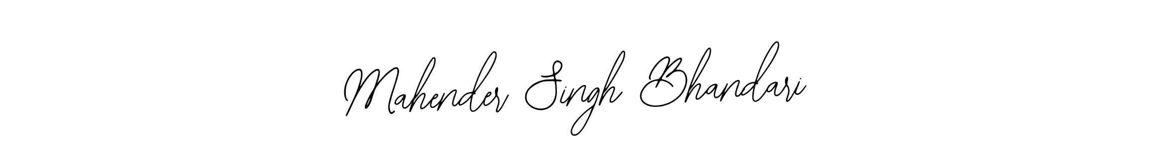 How to Draw Mahender Singh Bhandari signature style? Bearetta-2O07w is a latest design signature styles for name Mahender Singh Bhandari. Mahender Singh Bhandari signature style 12 images and pictures png