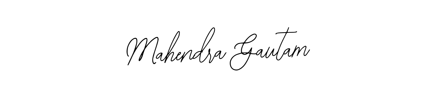 Bearetta-2O07w is a professional signature style that is perfect for those who want to add a touch of class to their signature. It is also a great choice for those who want to make their signature more unique. Get Mahendra Gautam name to fancy signature for free. Mahendra Gautam signature style 12 images and pictures png