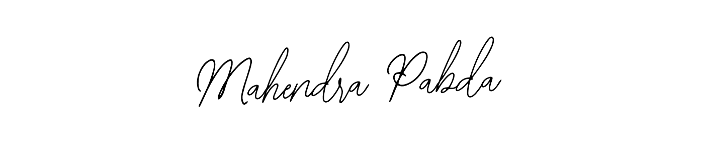 Design your own signature with our free online signature maker. With this signature software, you can create a handwritten (Bearetta-2O07w) signature for name Mahendra Pabda. Mahendra Pabda signature style 12 images and pictures png