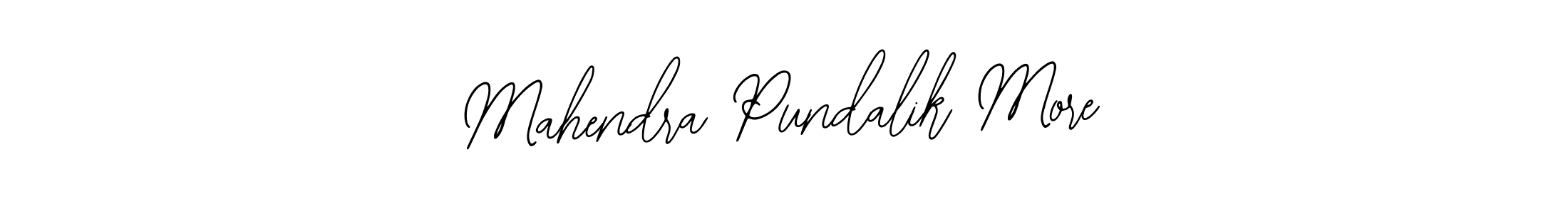 How to make Mahendra Pundalik More name signature. Use Bearetta-2O07w style for creating short signs online. This is the latest handwritten sign. Mahendra Pundalik More signature style 12 images and pictures png