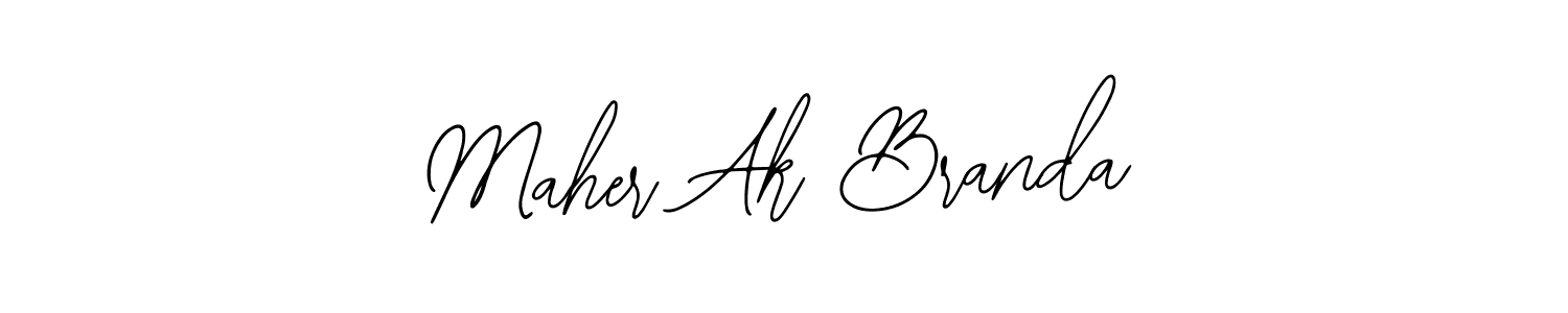 You should practise on your own different ways (Bearetta-2O07w) to write your name (Maher Ak Branda) in signature. don't let someone else do it for you. Maher Ak Branda signature style 12 images and pictures png