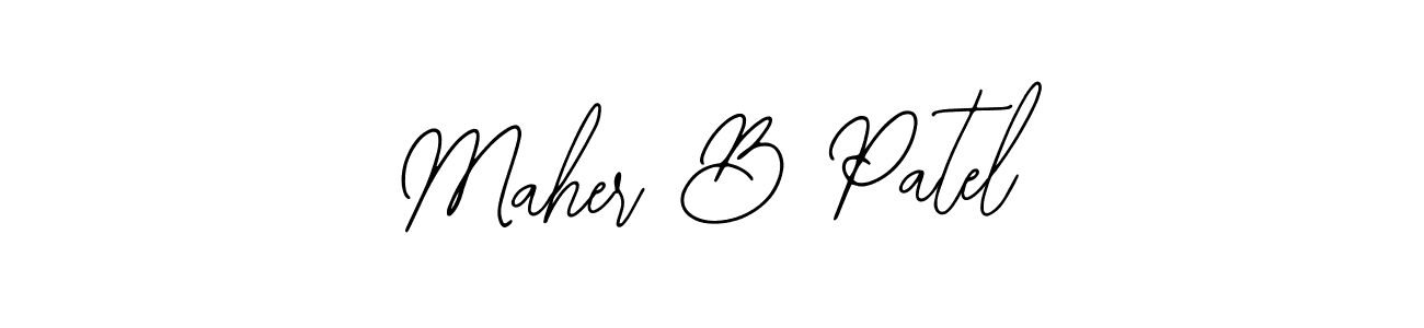 Also we have Maher B Patel name is the best signature style. Create professional handwritten signature collection using Bearetta-2O07w autograph style. Maher B Patel signature style 12 images and pictures png