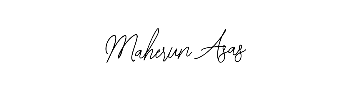 You should practise on your own different ways (Bearetta-2O07w) to write your name (Maherun Asas) in signature. don't let someone else do it for you. Maherun Asas signature style 12 images and pictures png