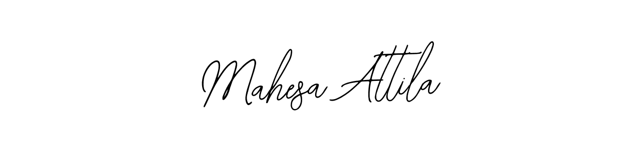 Use a signature maker to create a handwritten signature online. With this signature software, you can design (Bearetta-2O07w) your own signature for name Mahesa Attila. Mahesa Attila signature style 12 images and pictures png