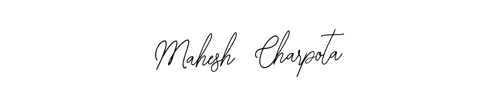 It looks lik you need a new signature style for name Mahesh  Charpota. Design unique handwritten (Bearetta-2O07w) signature with our free signature maker in just a few clicks. Mahesh  Charpota signature style 12 images and pictures png