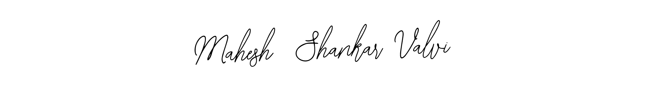 Similarly Bearetta-2O07w is the best handwritten signature design. Signature creator online .You can use it as an online autograph creator for name Mahesh  Shankar Valvi. Mahesh  Shankar Valvi signature style 12 images and pictures png