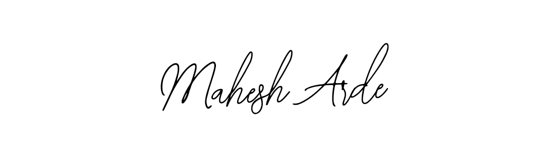 Mahesh Arde stylish signature style. Best Handwritten Sign (Bearetta-2O07w) for my name. Handwritten Signature Collection Ideas for my name Mahesh Arde. Mahesh Arde signature style 12 images and pictures png