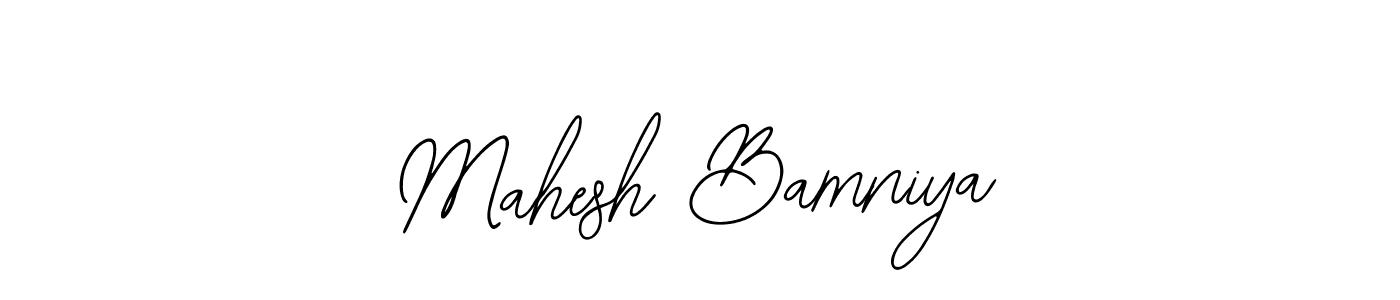 Also we have Mahesh Bamniya name is the best signature style. Create professional handwritten signature collection using Bearetta-2O07w autograph style. Mahesh Bamniya signature style 12 images and pictures png