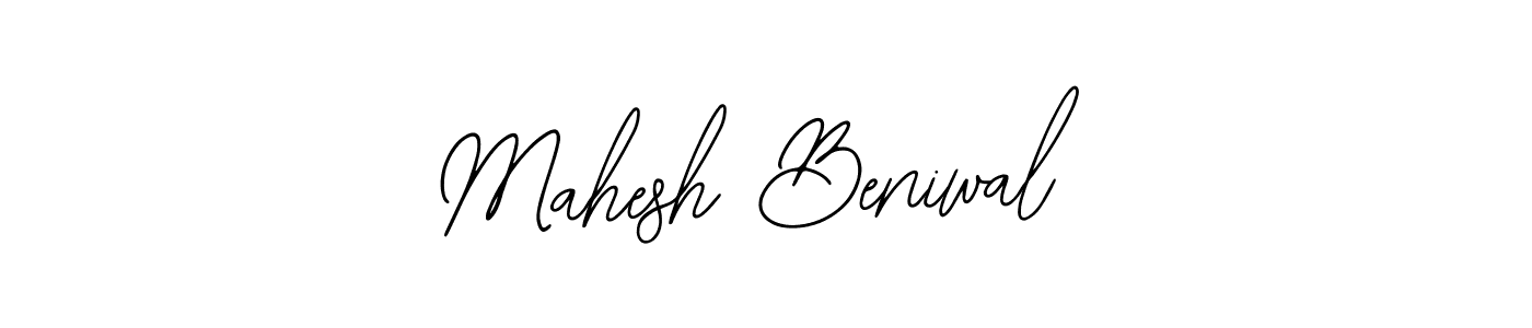 Use a signature maker to create a handwritten signature online. With this signature software, you can design (Bearetta-2O07w) your own signature for name Mahesh Beniwal. Mahesh Beniwal signature style 12 images and pictures png