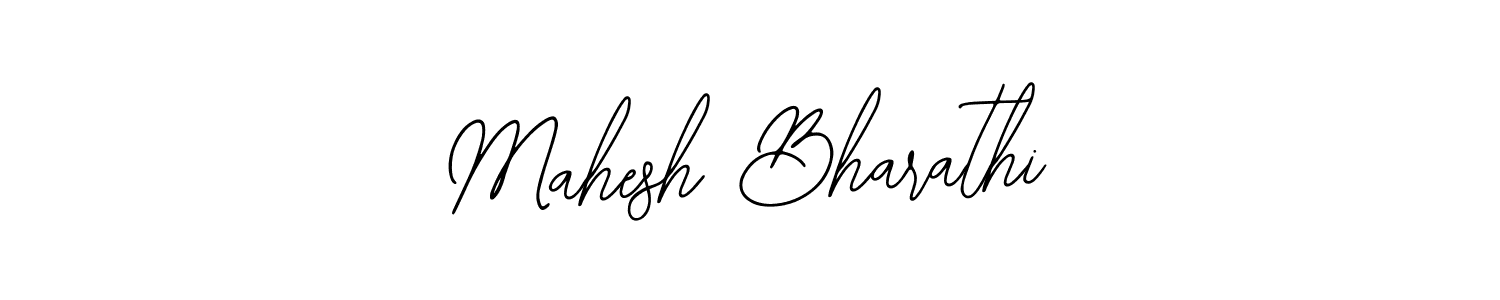 Bearetta-2O07w is a professional signature style that is perfect for those who want to add a touch of class to their signature. It is also a great choice for those who want to make their signature more unique. Get Mahesh Bharathi name to fancy signature for free. Mahesh Bharathi signature style 12 images and pictures png