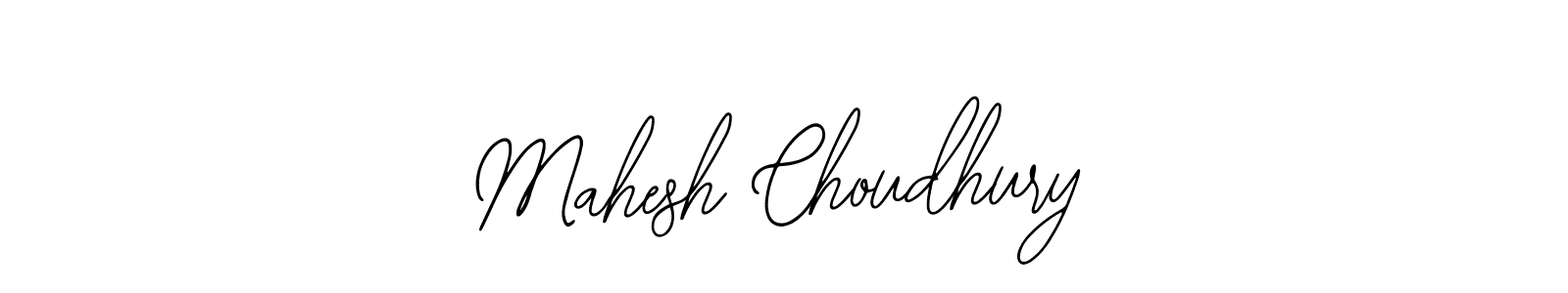 How to make Mahesh Choudhury name signature. Use Bearetta-2O07w style for creating short signs online. This is the latest handwritten sign. Mahesh Choudhury signature style 12 images and pictures png