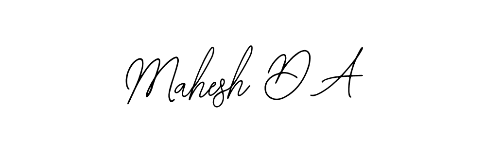 Make a beautiful signature design for name Mahesh D A. With this signature (Bearetta-2O07w) style, you can create a handwritten signature for free. Mahesh D A signature style 12 images and pictures png
