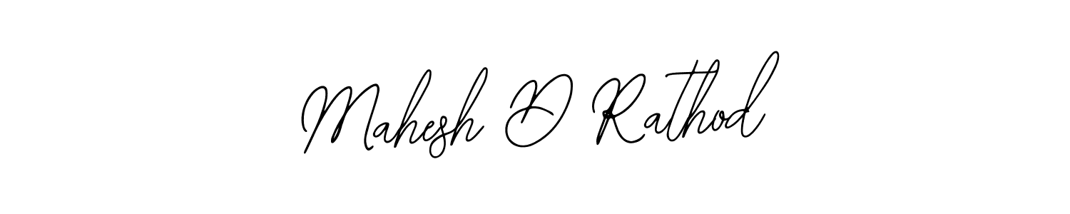 Design your own signature with our free online signature maker. With this signature software, you can create a handwritten (Bearetta-2O07w) signature for name Mahesh D Rathod. Mahesh D Rathod signature style 12 images and pictures png