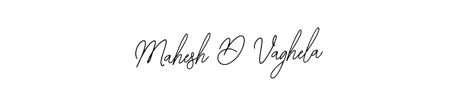Create a beautiful signature design for name Mahesh D Vaghela. With this signature (Bearetta-2O07w) fonts, you can make a handwritten signature for free. Mahesh D Vaghela signature style 12 images and pictures png