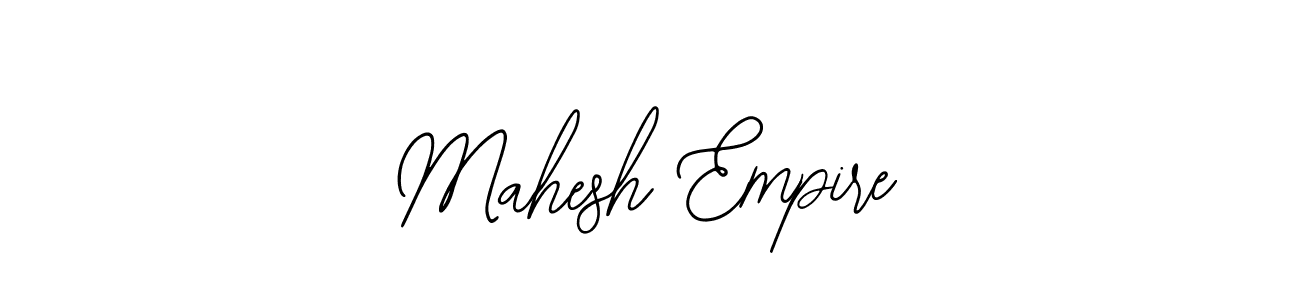 Make a beautiful signature design for name Mahesh Empire. With this signature (Bearetta-2O07w) style, you can create a handwritten signature for free. Mahesh Empire signature style 12 images and pictures png