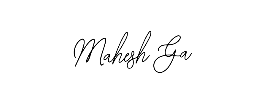 Also You can easily find your signature by using the search form. We will create Mahesh Ga name handwritten signature images for you free of cost using Bearetta-2O07w sign style. Mahesh Ga signature style 12 images and pictures png