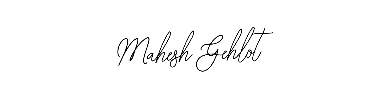 How to make Mahesh Gehlot signature? Bearetta-2O07w is a professional autograph style. Create handwritten signature for Mahesh Gehlot name. Mahesh Gehlot signature style 12 images and pictures png