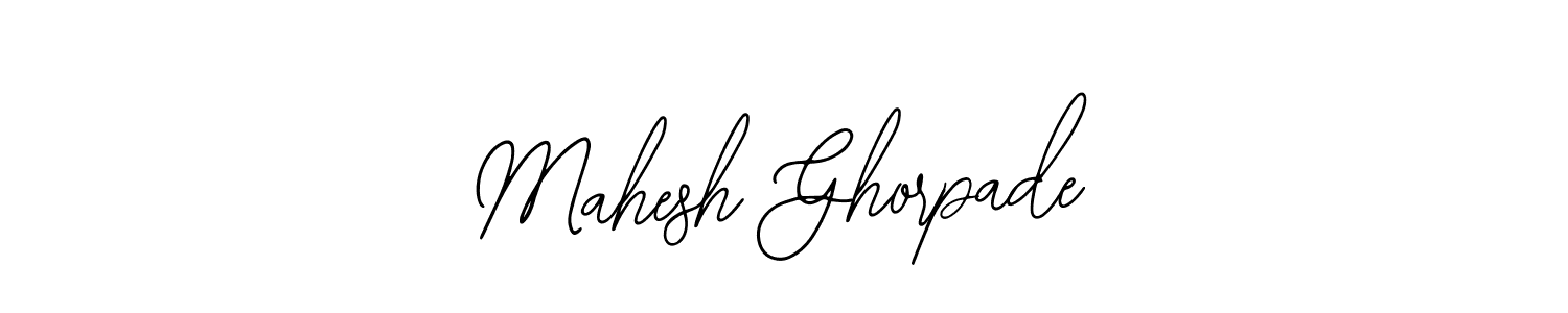 Also You can easily find your signature by using the search form. We will create Mahesh Ghorpade name handwritten signature images for you free of cost using Bearetta-2O07w sign style. Mahesh Ghorpade signature style 12 images and pictures png