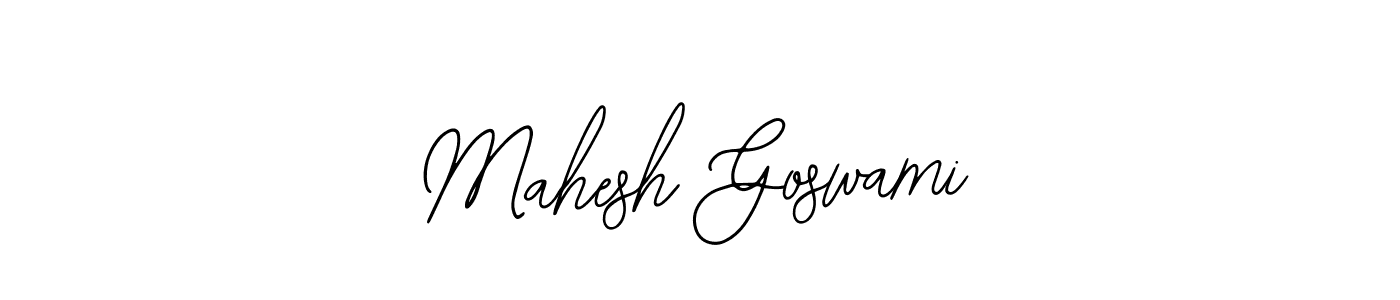 Use a signature maker to create a handwritten signature online. With this signature software, you can design (Bearetta-2O07w) your own signature for name Mahesh Goswami. Mahesh Goswami signature style 12 images and pictures png