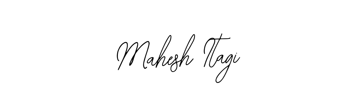 Use a signature maker to create a handwritten signature online. With this signature software, you can design (Bearetta-2O07w) your own signature for name Mahesh Itagi. Mahesh Itagi signature style 12 images and pictures png