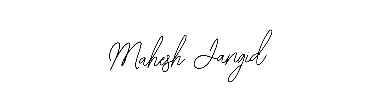 Also You can easily find your signature by using the search form. We will create Mahesh Jangid name handwritten signature images for you free of cost using Bearetta-2O07w sign style. Mahesh Jangid signature style 12 images and pictures png