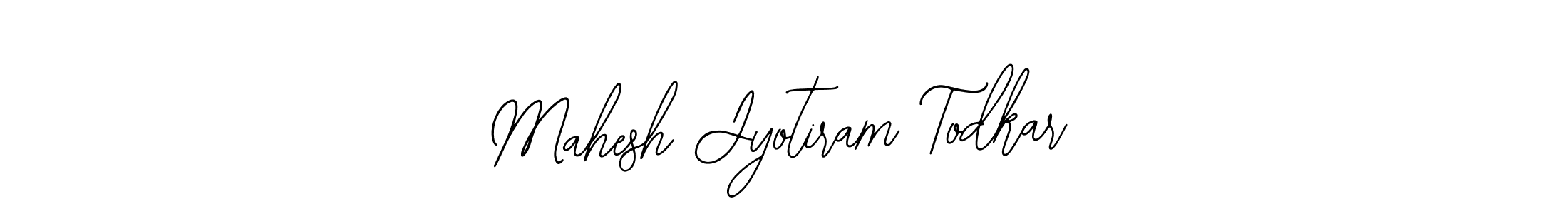 Make a beautiful signature design for name Mahesh Jyotiram Todkar. Use this online signature maker to create a handwritten signature for free. Mahesh Jyotiram Todkar signature style 12 images and pictures png