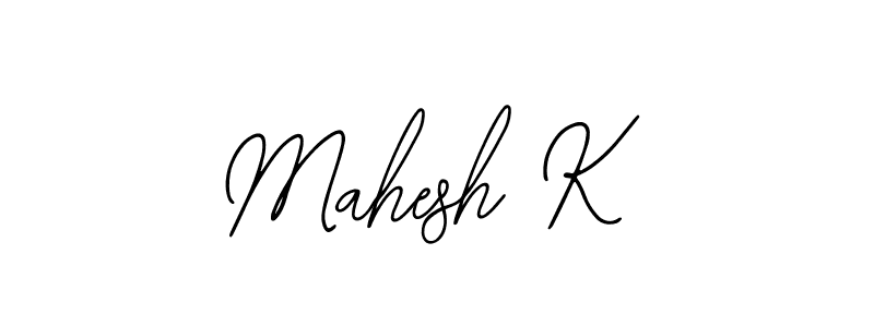 Create a beautiful signature design for name Mahesh K. With this signature (Bearetta-2O07w) fonts, you can make a handwritten signature for free. Mahesh K signature style 12 images and pictures png
