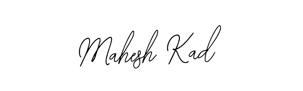 Also You can easily find your signature by using the search form. We will create Mahesh Kad name handwritten signature images for you free of cost using Bearetta-2O07w sign style. Mahesh Kad signature style 12 images and pictures png