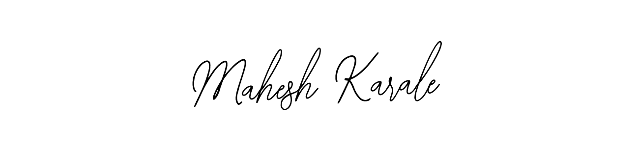 How to make Mahesh Karale name signature. Use Bearetta-2O07w style for creating short signs online. This is the latest handwritten sign. Mahesh Karale signature style 12 images and pictures png