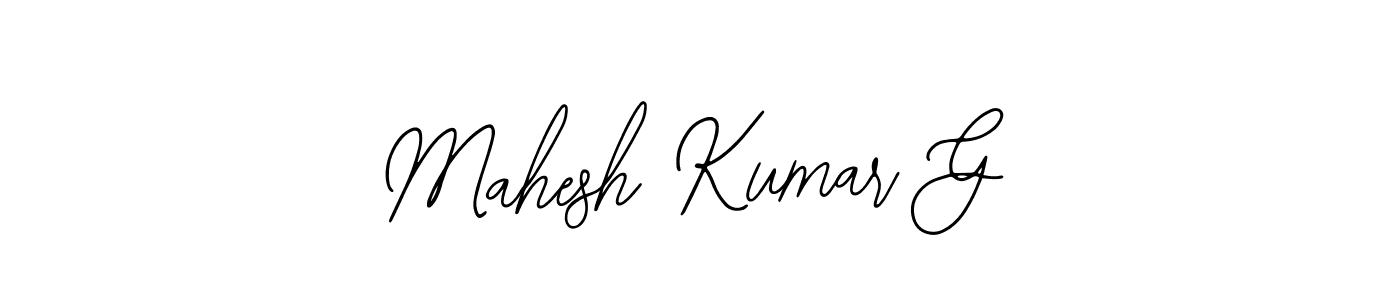 See photos of Mahesh Kumar G official signature by Spectra . Check more albums & portfolios. Read reviews & check more about Bearetta-2O07w font. Mahesh Kumar G signature style 12 images and pictures png