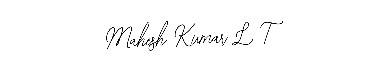 How to Draw Mahesh Kumar L T signature style? Bearetta-2O07w is a latest design signature styles for name Mahesh Kumar L T. Mahesh Kumar L T signature style 12 images and pictures png