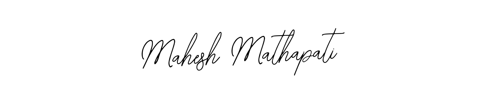 Use a signature maker to create a handwritten signature online. With this signature software, you can design (Bearetta-2O07w) your own signature for name Mahesh Mathapati. Mahesh Mathapati signature style 12 images and pictures png