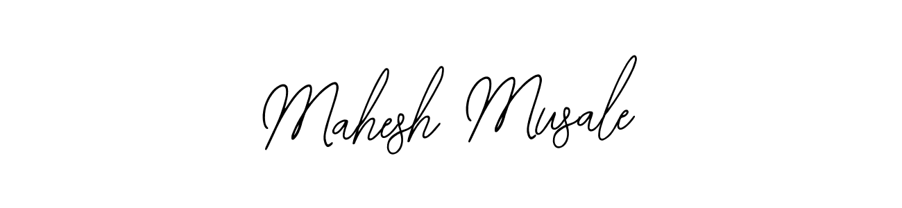 Mahesh Musale stylish signature style. Best Handwritten Sign (Bearetta-2O07w) for my name. Handwritten Signature Collection Ideas for my name Mahesh Musale. Mahesh Musale signature style 12 images and pictures png