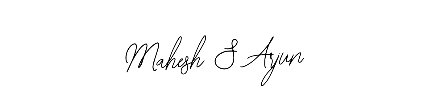 Mahesh S Arjun stylish signature style. Best Handwritten Sign (Bearetta-2O07w) for my name. Handwritten Signature Collection Ideas for my name Mahesh S Arjun. Mahesh S Arjun signature style 12 images and pictures png