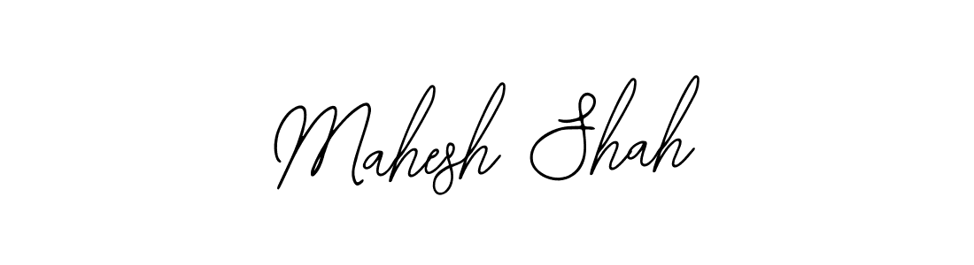 How to make Mahesh Shah name signature. Use Bearetta-2O07w style for creating short signs online. This is the latest handwritten sign. Mahesh Shah signature style 12 images and pictures png