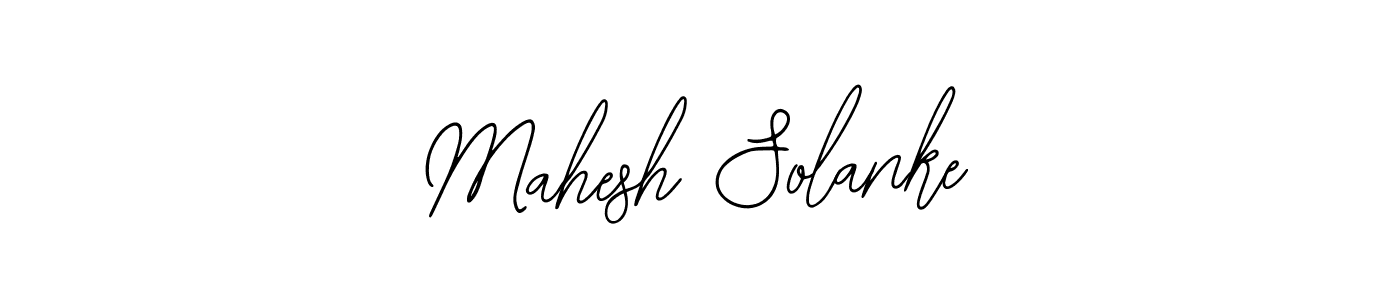 How to make Mahesh Solanke name signature. Use Bearetta-2O07w style for creating short signs online. This is the latest handwritten sign. Mahesh Solanke signature style 12 images and pictures png