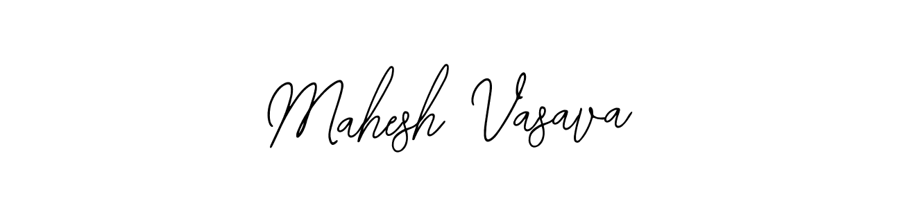 Use a signature maker to create a handwritten signature online. With this signature software, you can design (Bearetta-2O07w) your own signature for name Mahesh Vasava. Mahesh Vasava signature style 12 images and pictures png