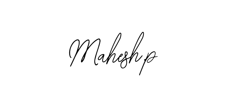 if you are searching for the best signature style for your name Mahesh.p. so please give up your signature search. here we have designed multiple signature styles  using Bearetta-2O07w. Mahesh.p signature style 12 images and pictures png