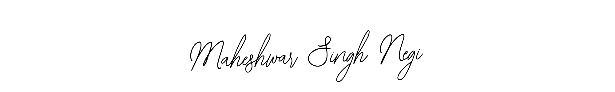 Design your own signature with our free online signature maker. With this signature software, you can create a handwritten (Bearetta-2O07w) signature for name Maheshwar Singh Negi. Maheshwar Singh Negi signature style 12 images and pictures png
