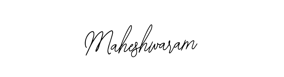 Design your own signature with our free online signature maker. With this signature software, you can create a handwritten (Bearetta-2O07w) signature for name Maheshwaram. Maheshwaram signature style 12 images and pictures png