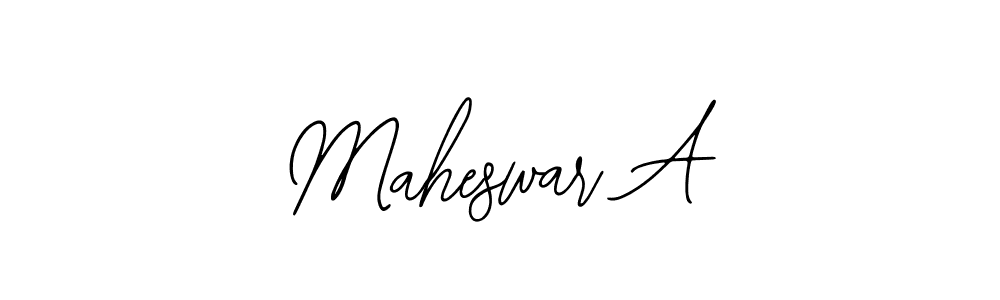 Also we have Maheswar A name is the best signature style. Create professional handwritten signature collection using Bearetta-2O07w autograph style. Maheswar A signature style 12 images and pictures png
