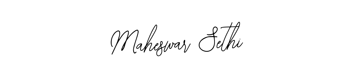 Maheswar Sethi stylish signature style. Best Handwritten Sign (Bearetta-2O07w) for my name. Handwritten Signature Collection Ideas for my name Maheswar Sethi. Maheswar Sethi signature style 12 images and pictures png