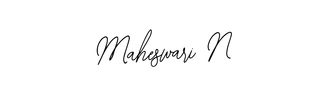 How to make Maheswari N signature? Bearetta-2O07w is a professional autograph style. Create handwritten signature for Maheswari N name. Maheswari N signature style 12 images and pictures png