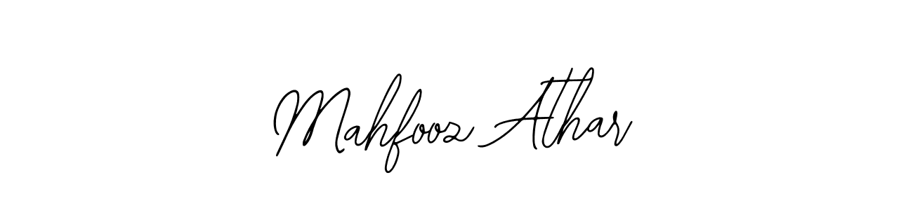 if you are searching for the best signature style for your name Mahfooz Athar. so please give up your signature search. here we have designed multiple signature styles  using Bearetta-2O07w. Mahfooz Athar signature style 12 images and pictures png
