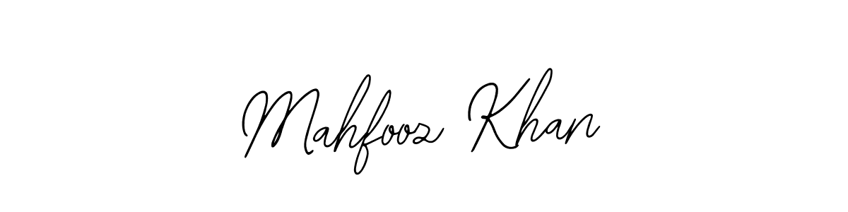 You should practise on your own different ways (Bearetta-2O07w) to write your name (Mahfooz Khan) in signature. don't let someone else do it for you. Mahfooz Khan signature style 12 images and pictures png