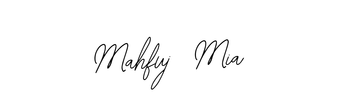 Use a signature maker to create a handwritten signature online. With this signature software, you can design (Bearetta-2O07w) your own signature for name Mahfuj  Mia. Mahfuj  Mia signature style 12 images and pictures png