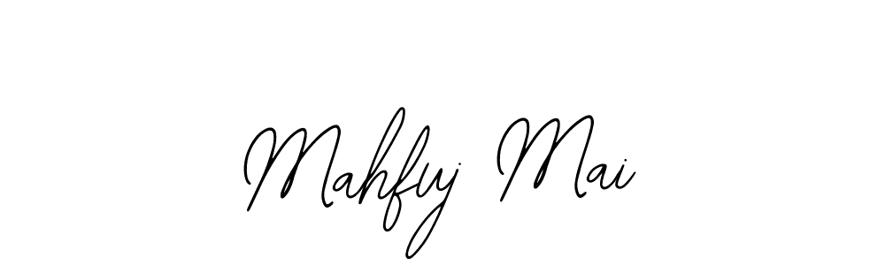 How to make Mahfuj Mai name signature. Use Bearetta-2O07w style for creating short signs online. This is the latest handwritten sign. Mahfuj Mai signature style 12 images and pictures png