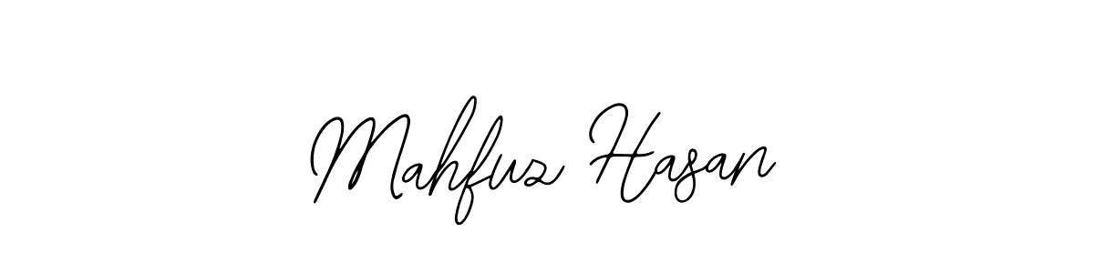 You should practise on your own different ways (Bearetta-2O07w) to write your name (Mahfuz Hasan) in signature. don't let someone else do it for you. Mahfuz Hasan signature style 12 images and pictures png